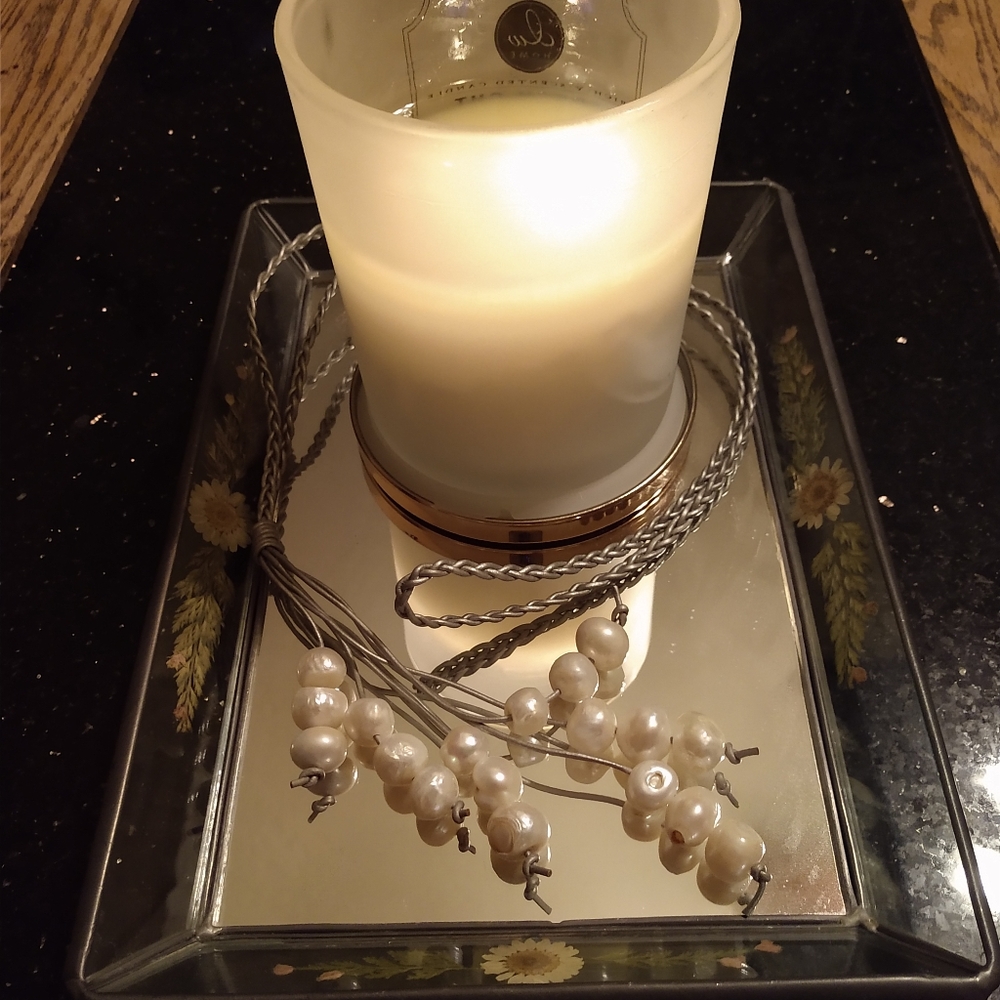 Pearl dangle necklace
